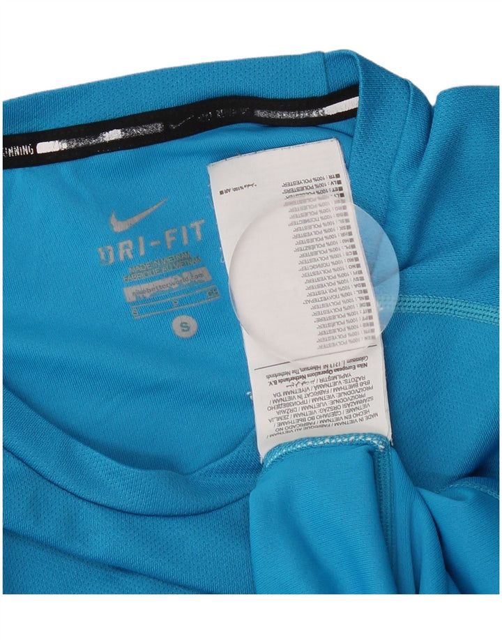 Ανδρικό μπλουζάκι Nike Dri Fit Μπλουζάκι από μικρό μπλε πολυεστέρα