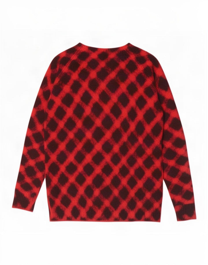 Marks & Spencer Γυναικείο πουλόβερ με λαιμόκοψη UK 12 Medium Red