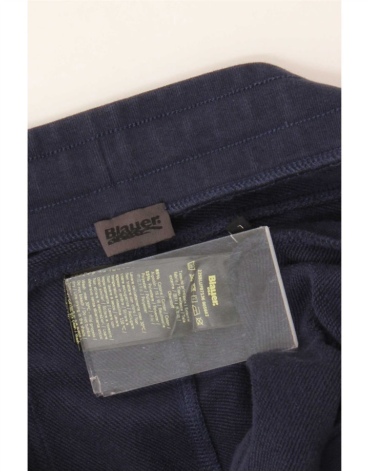 Blauer Ανδρική αθλητική φόρμα Παντελόνι Joggers Large Navy Blue από βαμβάκι