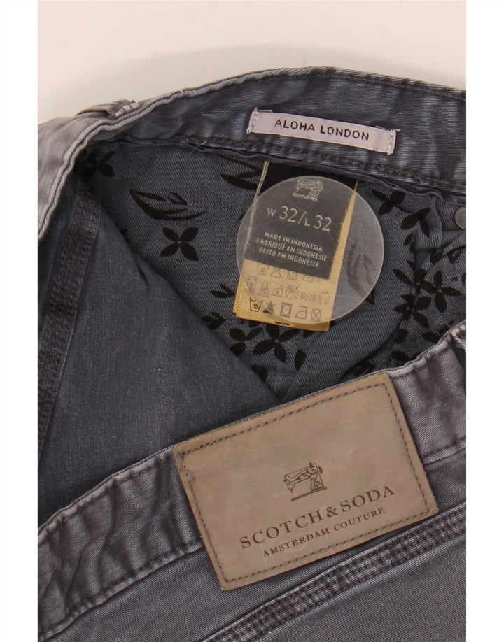 Ανδρικό Scotch & Soda Slim Jeans W32 L32 Γκρι βαμβακερό