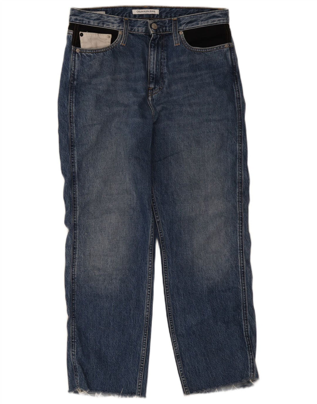 Γυναικείο τζιν ίσιο Calvin Klein W30 L26 Μπλε βαμβακερό