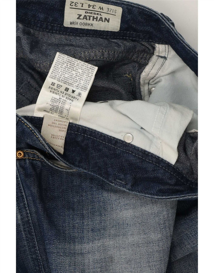 Diesel Ανδρικό Τζιν Zathan Regular Bootcut W34 L32 Μπλε βαμβακερό