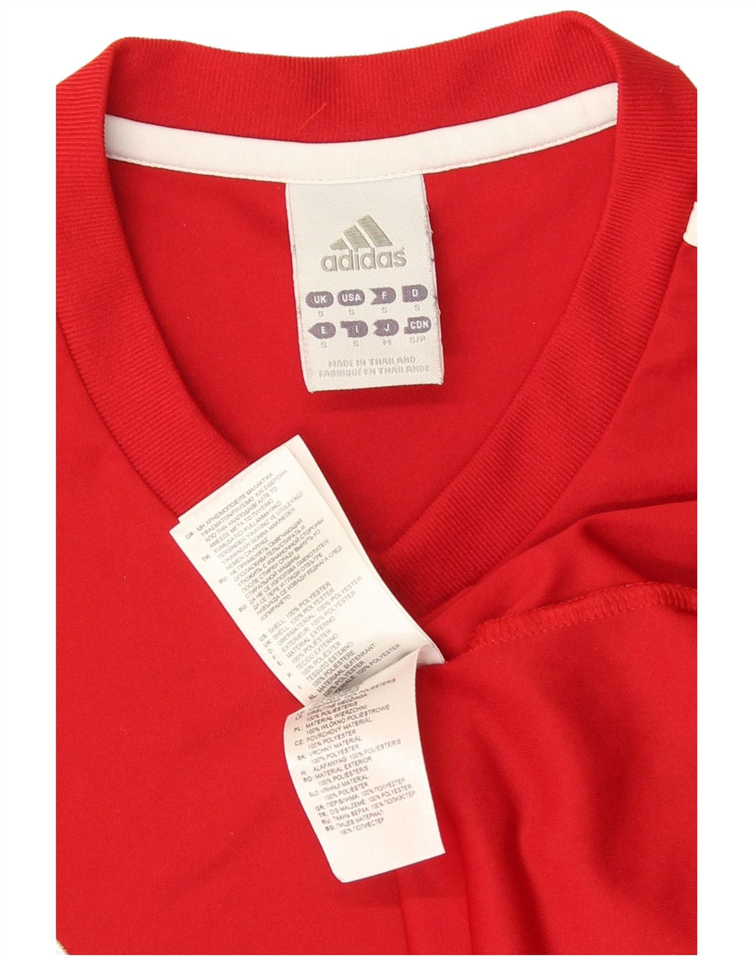 Adidas Ανδρικό T-Shirt Climalite Top Small Red Polyester