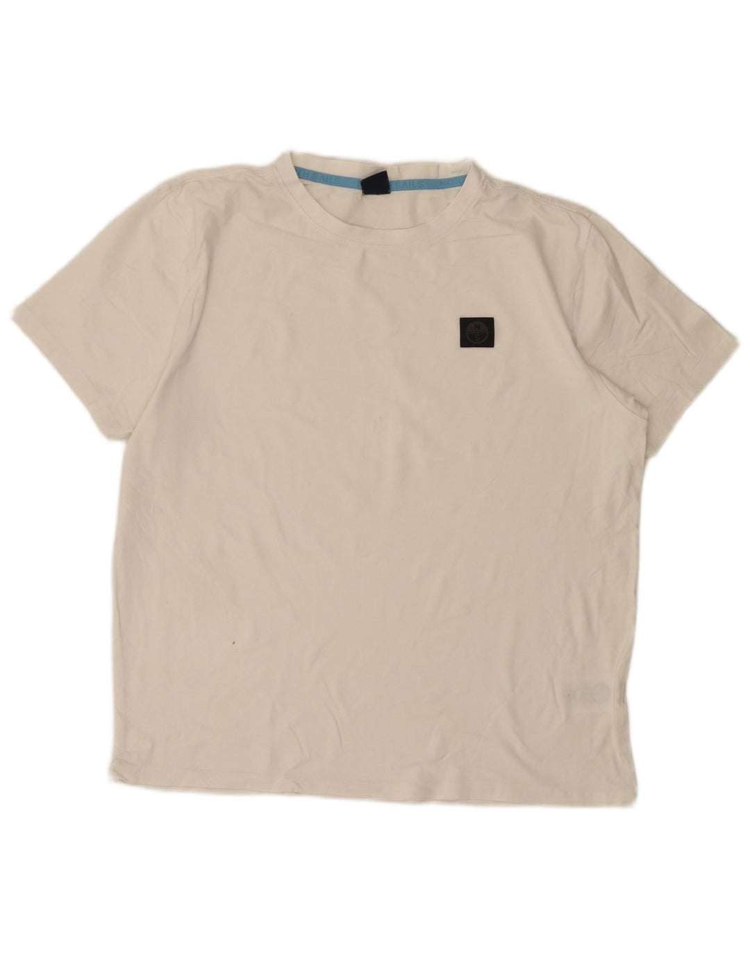 Ανδρικό T-Shirt North Sails Top μεγάλο λευκό βαμβακερό