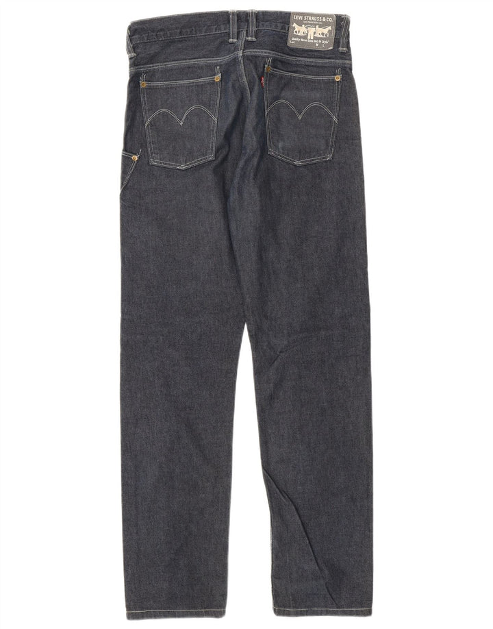 Ανδρικό τζιν Levi's Straight W29 L34 Navy Blue Cotton