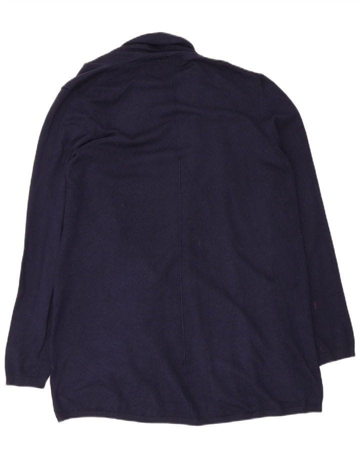 Zara Γυναικεία ανοιχτή ζακέτα UK 12 Medium Navy Blue