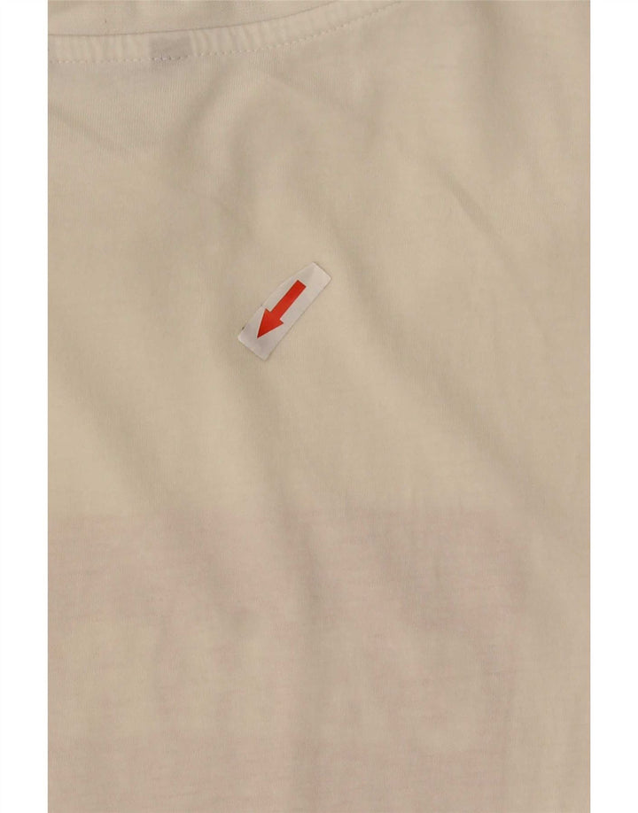 Ανδρικό γραφικό T-Shirt Carrera Top από μεσαίο λευκό βαμβακερό