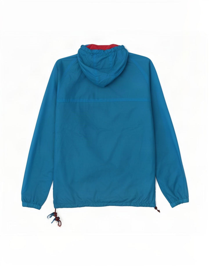 Superdry γυναικείο μπουφάν βροχής με κουκούλα UK 10 Small Blue Nylon