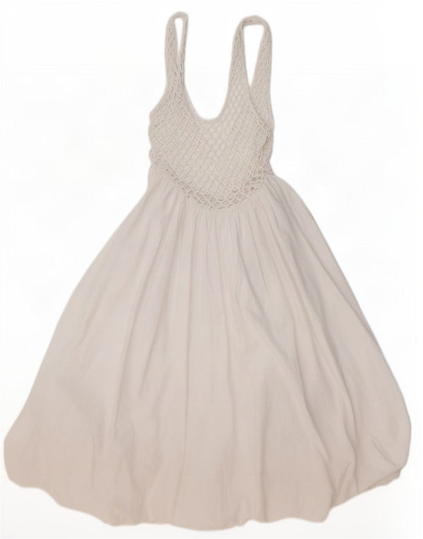 Zara Γυναικείο Αμάνικο Φούσκα UK 14 Large White