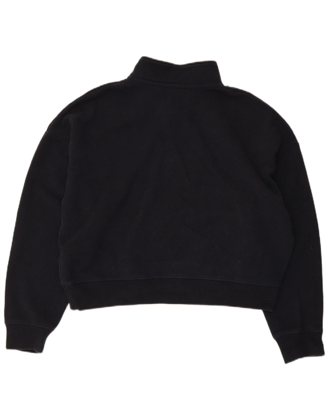 Superdry Γυναικεία φούτερ με μεγάλο μέγεθος Crop Jumper UK 16 Large Navy Blue