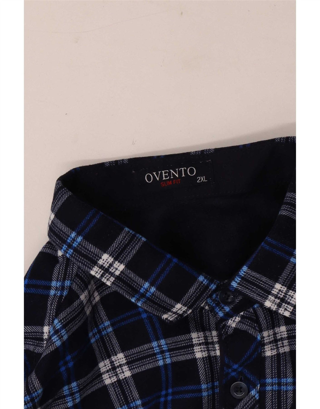 Vintage Ανδρικό Φανελένιο Πουκάμισο 2XL Μπλε Check