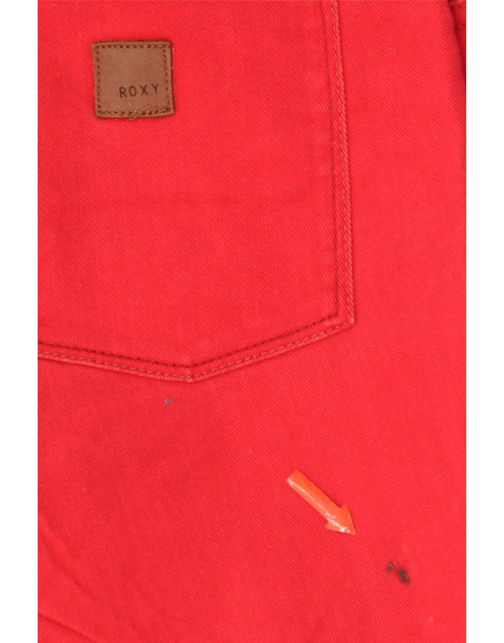 Roxy Γυναικείο Skinny Jeans US 8 Medium W28 L27 Red Cotton