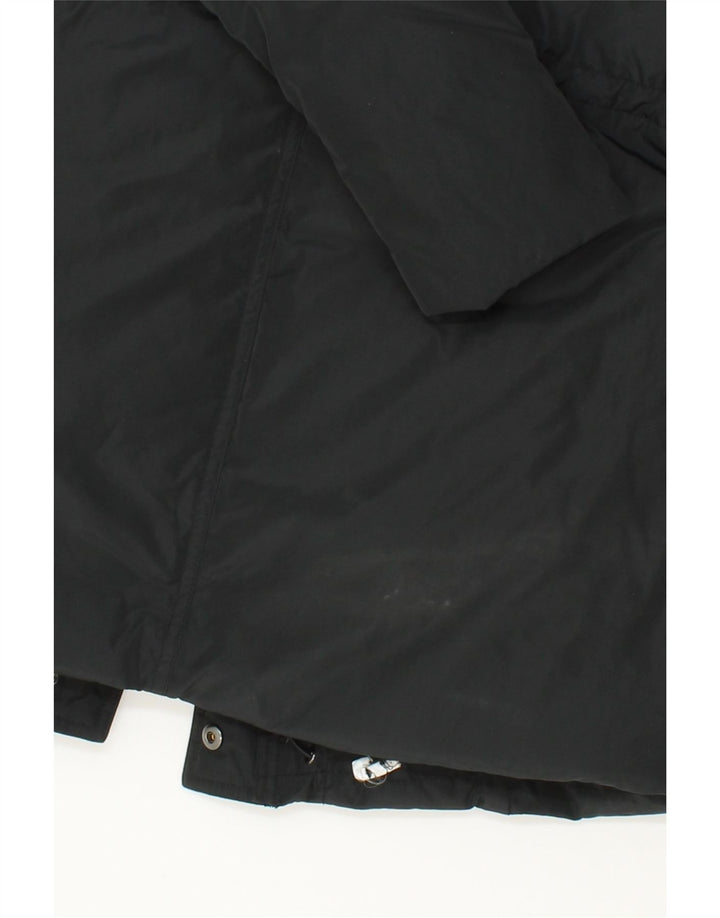 DKNY Womens Hooded Padded Jacket UK 6 XS Black Polyester Vintage Dkny and Second-Hand Dkny from Messina Hembry 