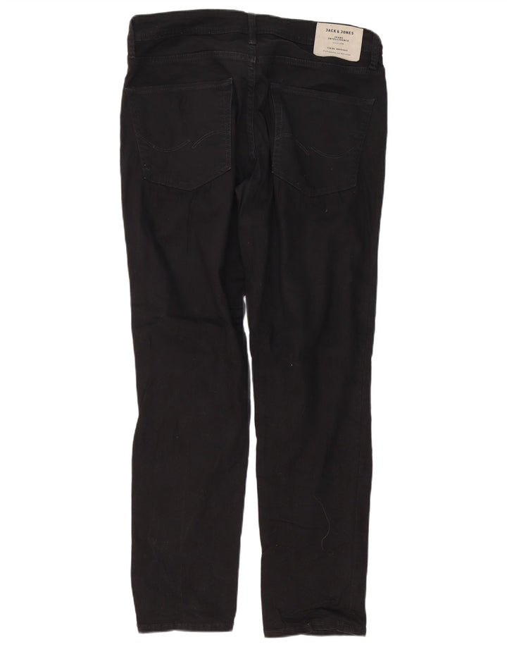 Jack & Jones Ανδρικό Tim Slim Jeans W32 L32 Μαύρο βαμβακερό