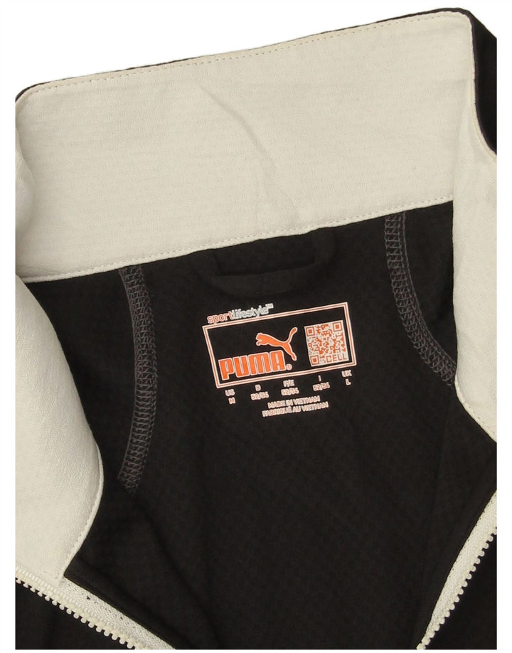 Ανδρική φόρμα πουλόβερ με φερμουάρ Puma Top Large Μαύρο