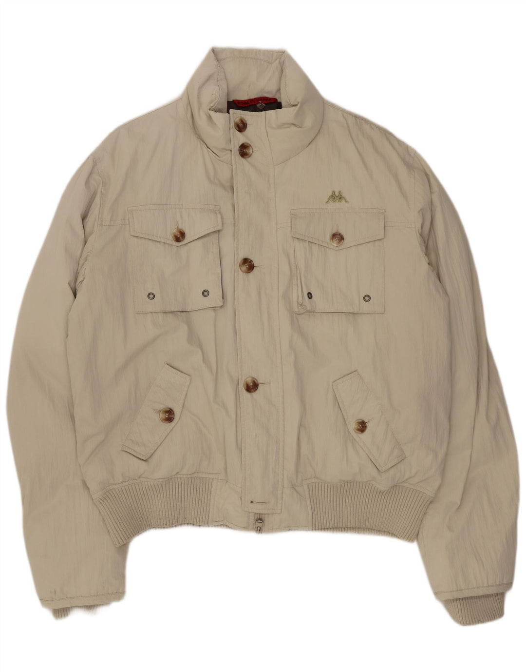 Kappa Ανδρικό μπουφάν με επένδυση UK 42 XL Beige Polyester