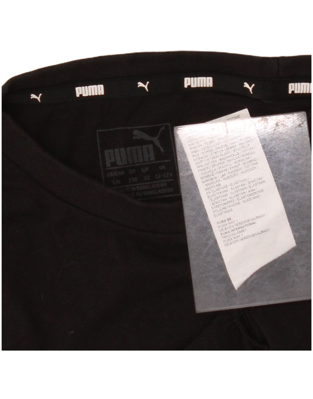 Γραφικό T-Shirt ADIDAS για αγόρι τοπ 11-12 ετών μαύρο βαμβακερό