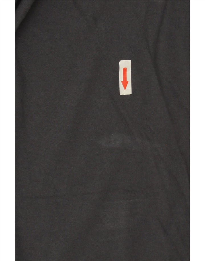 Kappa Ανδρικό γραφικό T-Shirt Top Μικρό γκρι βαμβακερό