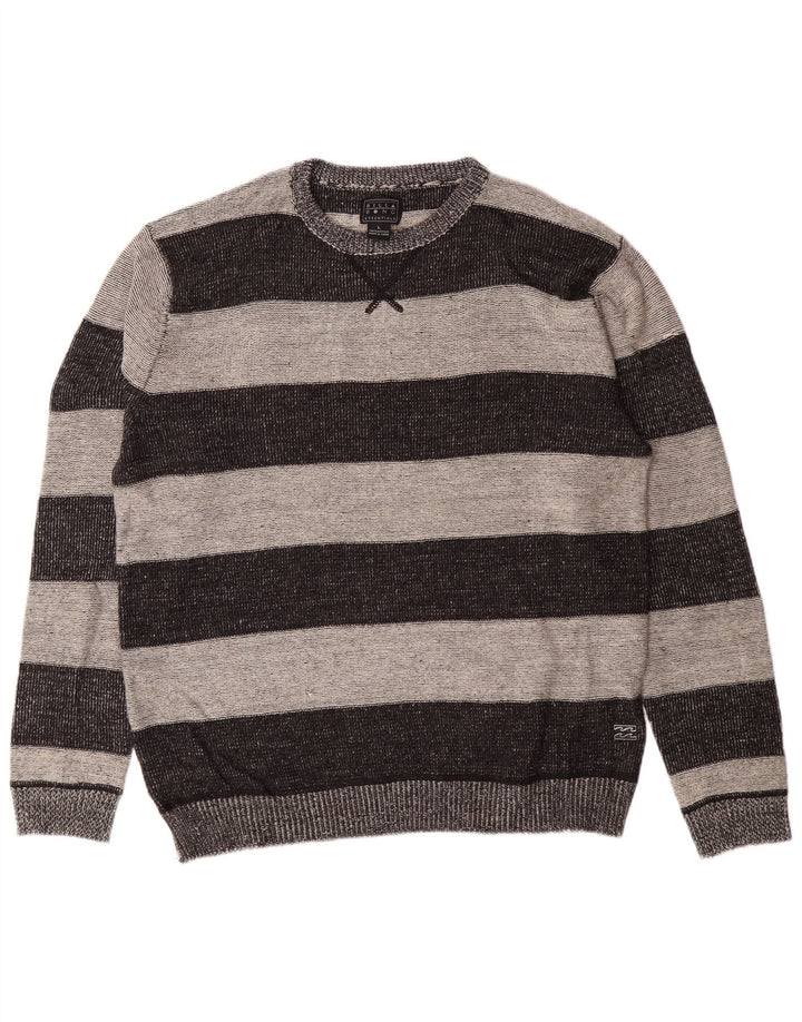 Ανδρικό πουλόβερ Billabong Crew Neck Jumper Μεγάλο γκρι ριγέ ακρυλικό