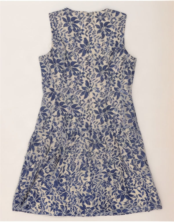 Tommy Hilfiger Γυναικείο Αμάνικο Φόρεμα US 12 Large Blue Floral