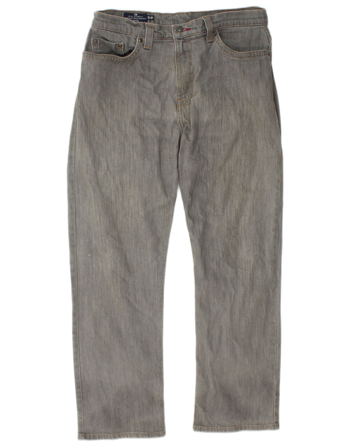 Ανδρικό τζιν Marks & Spencer Blue Harbor Straight W34 L29 Γκρι βαμβακερό
