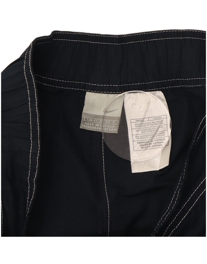 Γυναικείο σορτς κολύμβησης Nike US 4/6 Small Navy Blue από βαμβάκι