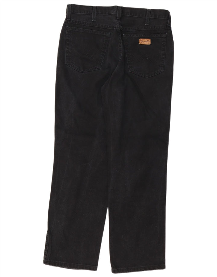 Wrangler Ανδρικό Ohio Straight Jeans W33 L30 Μαύρο βαμβακερό