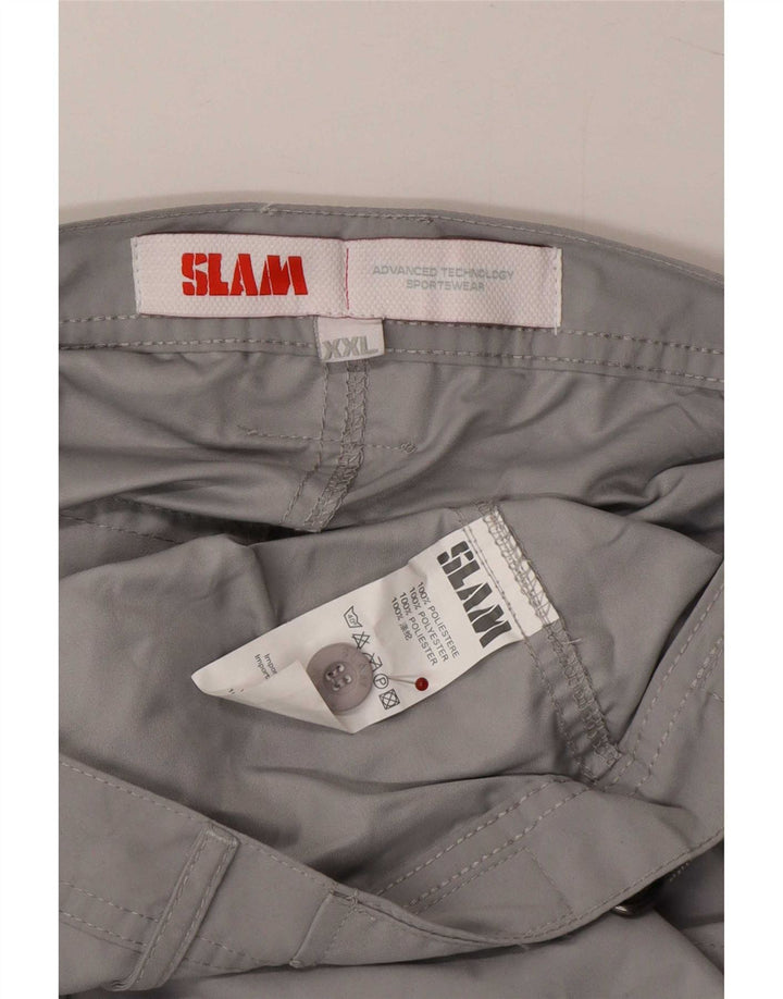 Slam Ανδρικό σορτς Cargo 2XL W40 Γκρι Πολυεστέρας
