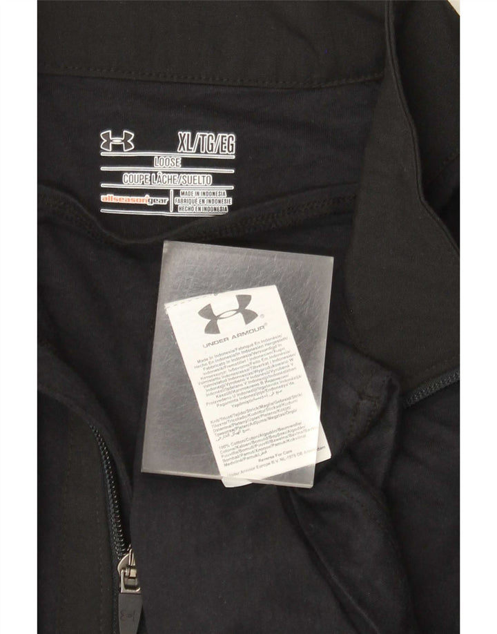 Ανδρική φόρμα αθλητικής φόρμας UNDER ARMOR Allseason Gear Pullover Top XL Μαύρο