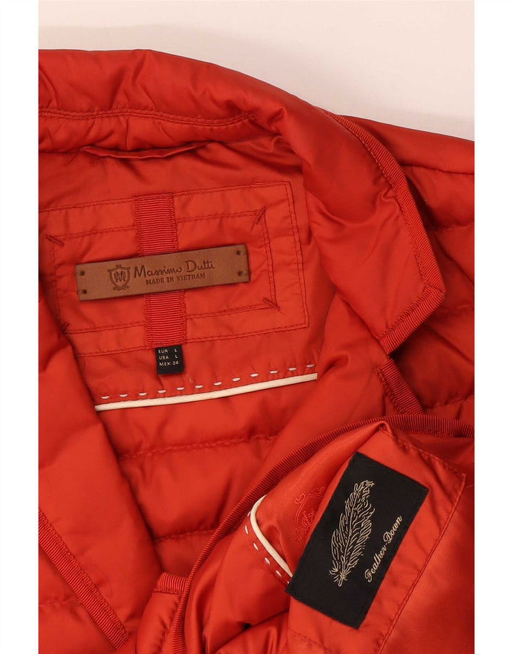 Massimo Dutti Γυναικείο μπουφάν UK 16 Large Orange
