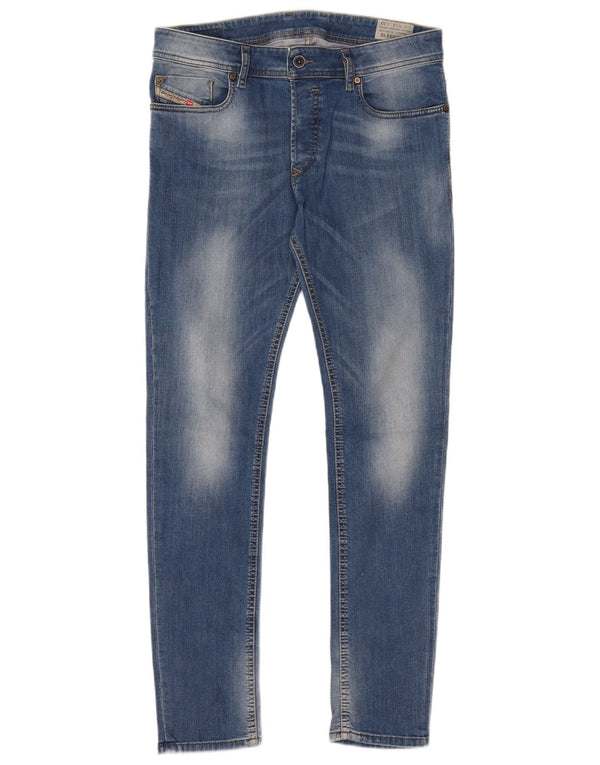 DIESEL Γυναικείο Sleenker Slim Skinny Jeans W32 L30 Μπλε βαμβακερό