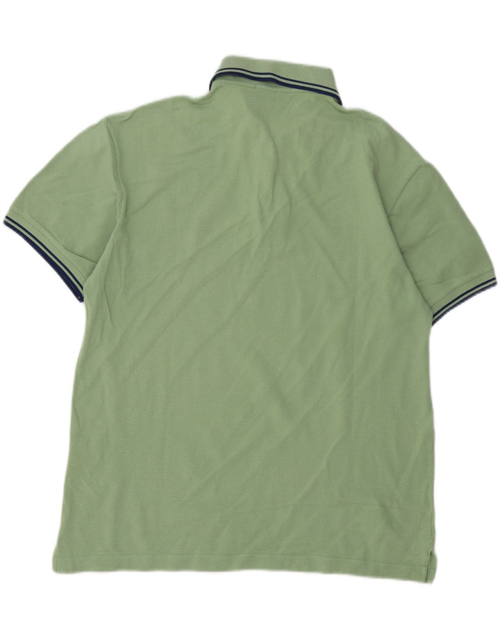 Fred Perry Ανδρικό Πόλο Μπλουζάκι Μεσαίο Πράσινο Βαμβακερό
