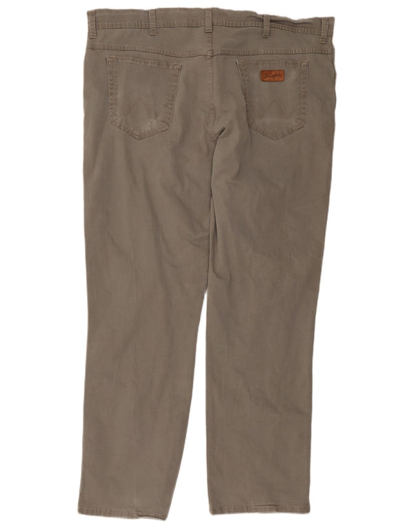 Wrangler Ανδρικό Texas Stretch ίσιο casual παντελόνι W42 L32 γκρι βαμβακερό