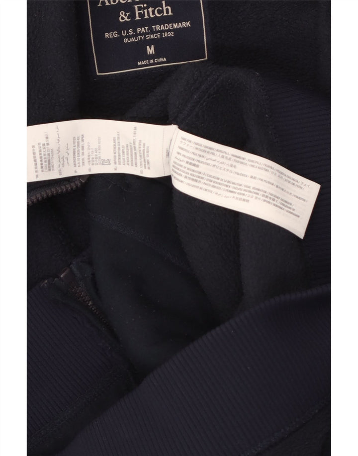 Ανδρικό Fleece Jacket Abercrombie & Fitch UK 38 Medium Navy Blue Polyester