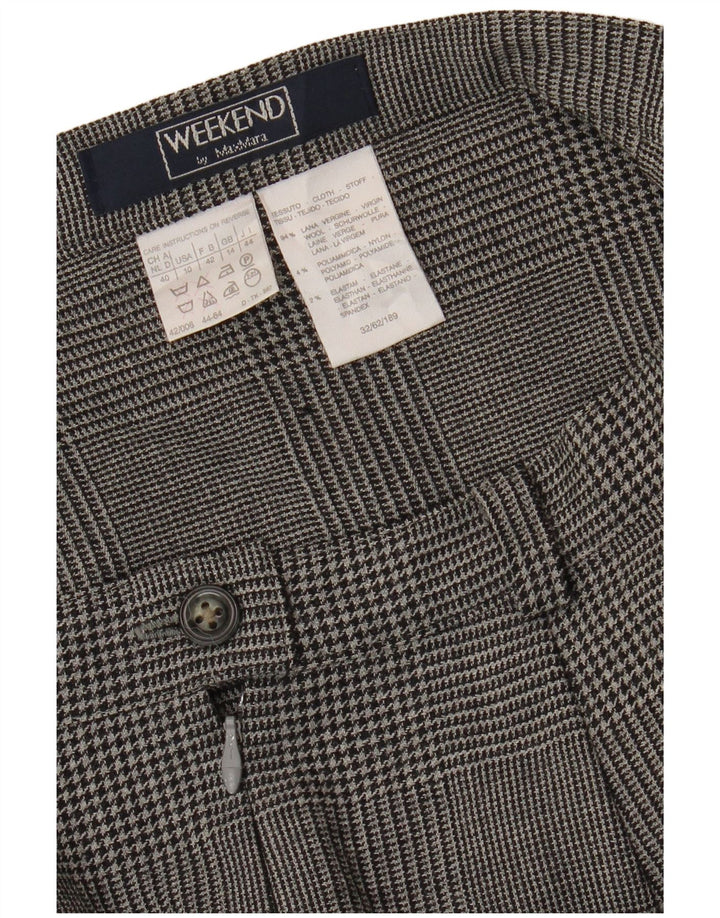 MAX MARA Γυναικεία φούστα Weekend Pencil UK 14 Large W29 Grey Check