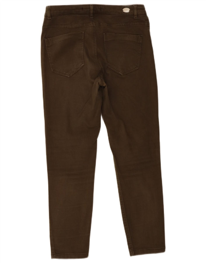 Zara Γυναικείο Cropped Jeans EU 38 Small W28 L24 Khaki