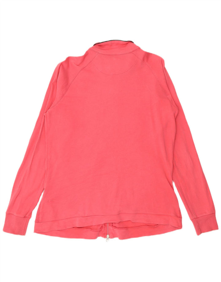 Champion Womens Easy Fit Top Jacket UK 14 Medium Pink