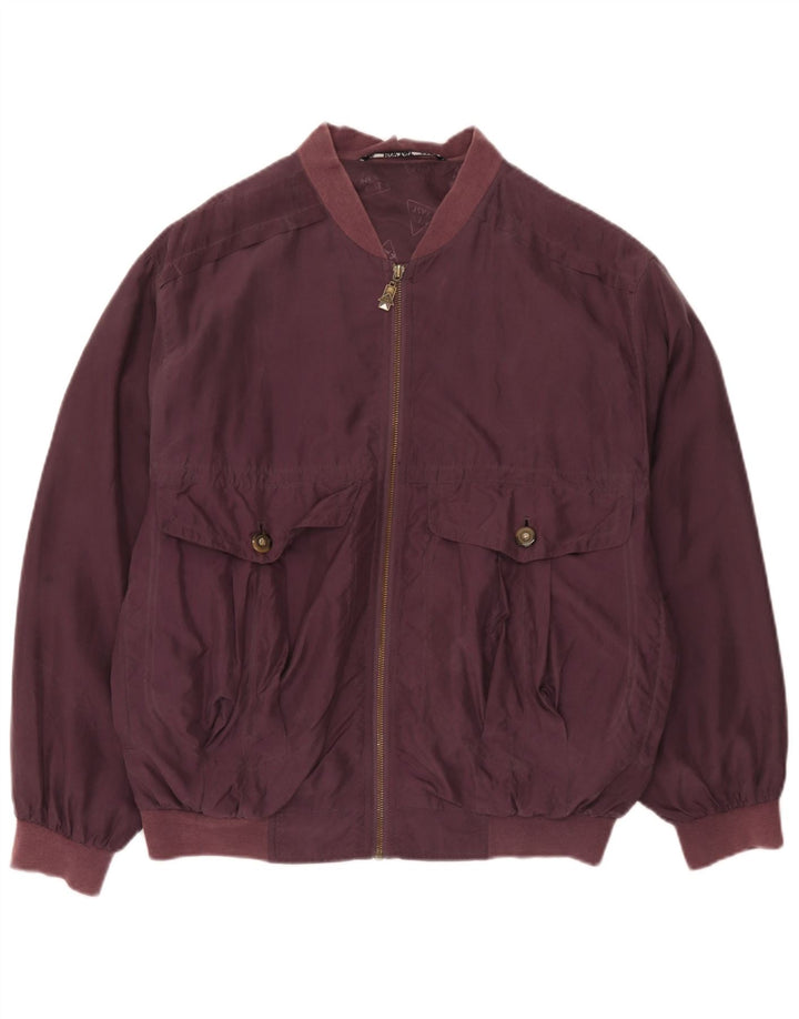 C&A Ανδρικό νέο Fast Bomber Jacket EU 44 2XL Μεταξωτό μπορντό