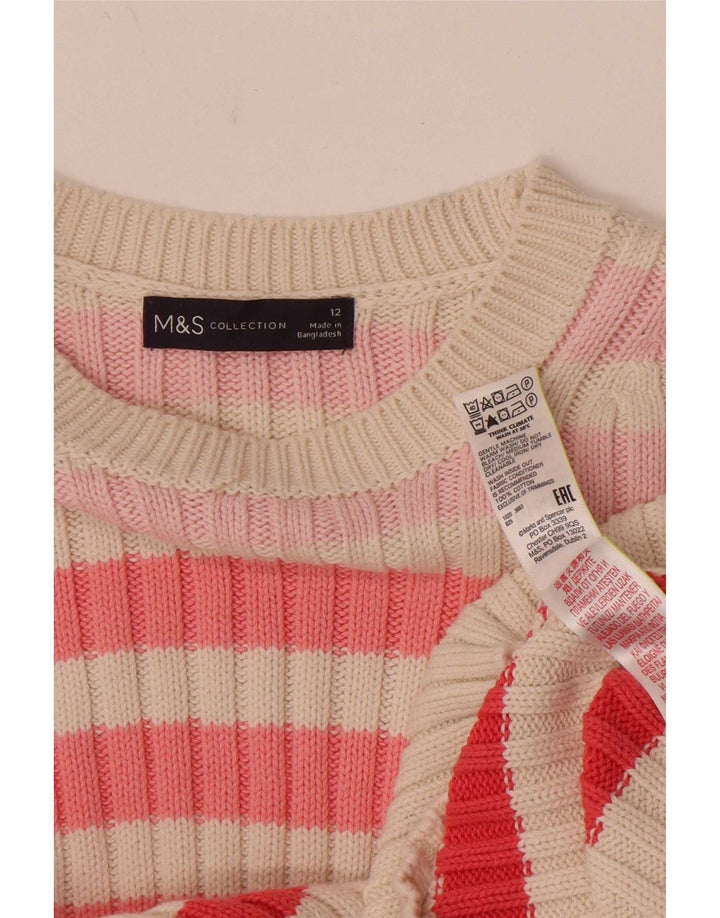 Marks & Spencer Γυναικείο πουλόβερ με λαιμόκαυστο UK 12 μεσαίο πολύχρωμο