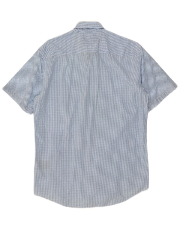 Ανδρικό κοντομάνικο πουκάμισο Tommy Hilfiger New York Fit Medium Blue Gingham