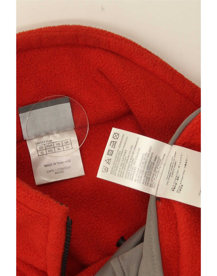 Jack Wolfskin Ανδρικό γραφικό τζάκετ fleece UK 42 XL κόκκινο πολυεστέρα