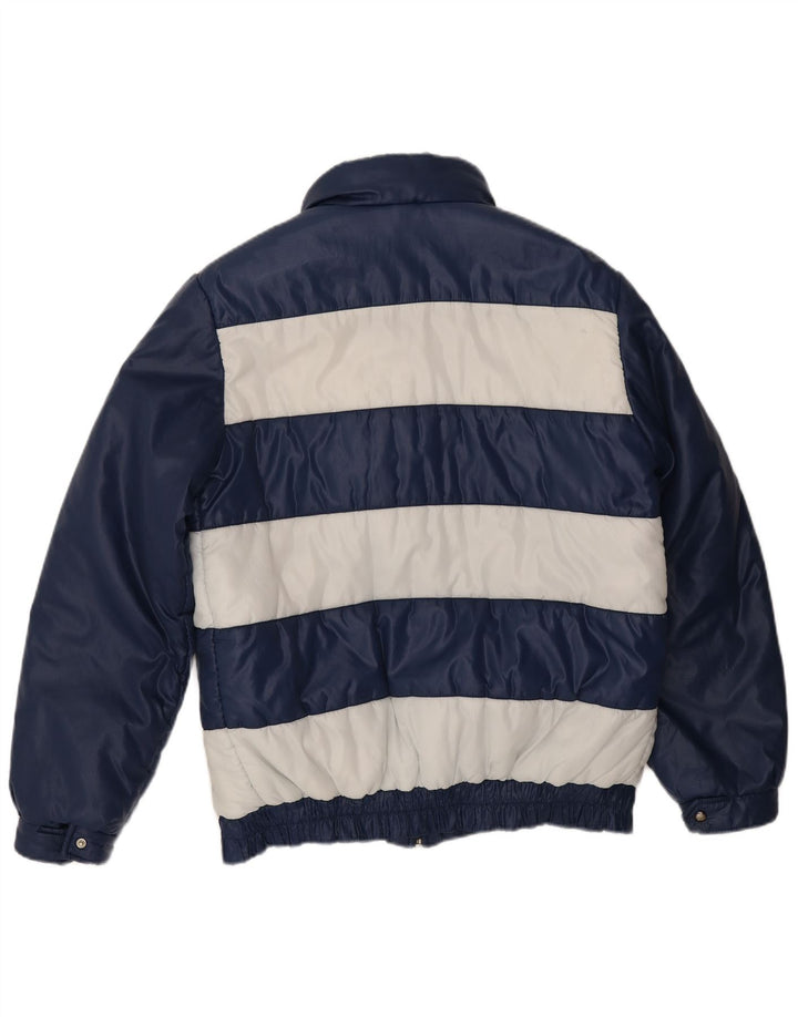 Eliana Ανδρικό μπουφάν UK 40 Large Navy Blue ριγέ