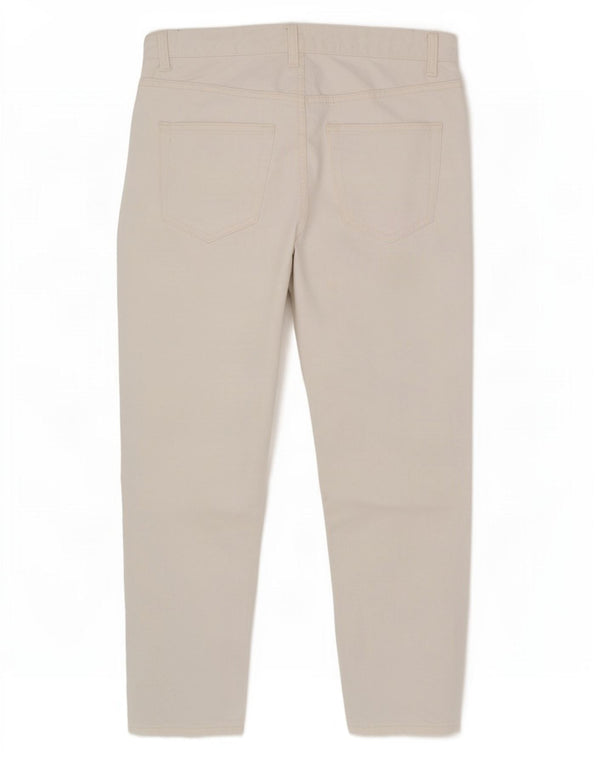 Zara Ανδρικό Cropped Slim Jeans EU 42 Large W32 L26 White