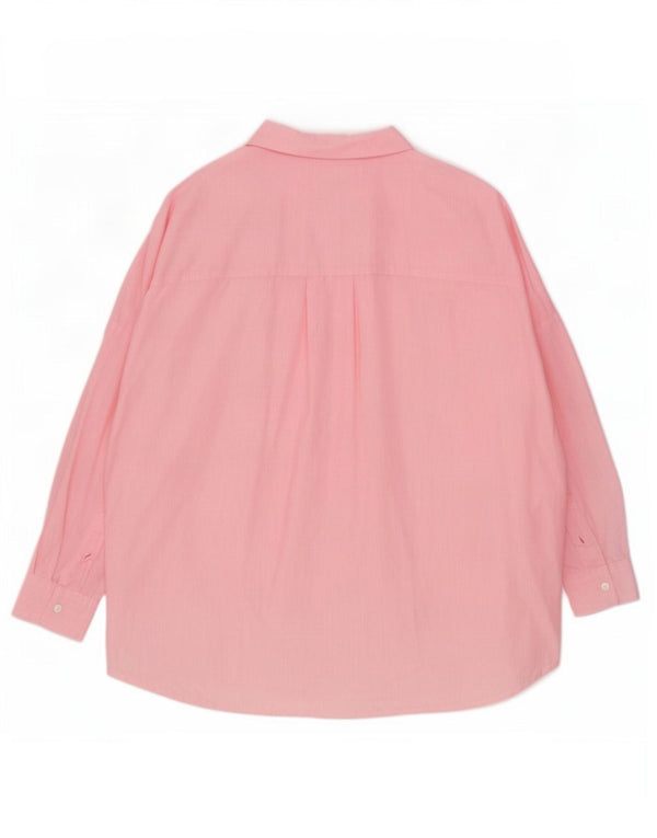 French Connection Γυναικείο πουκάμισο 3/4 μανίκι UK 10 Small Pink Pinstripe