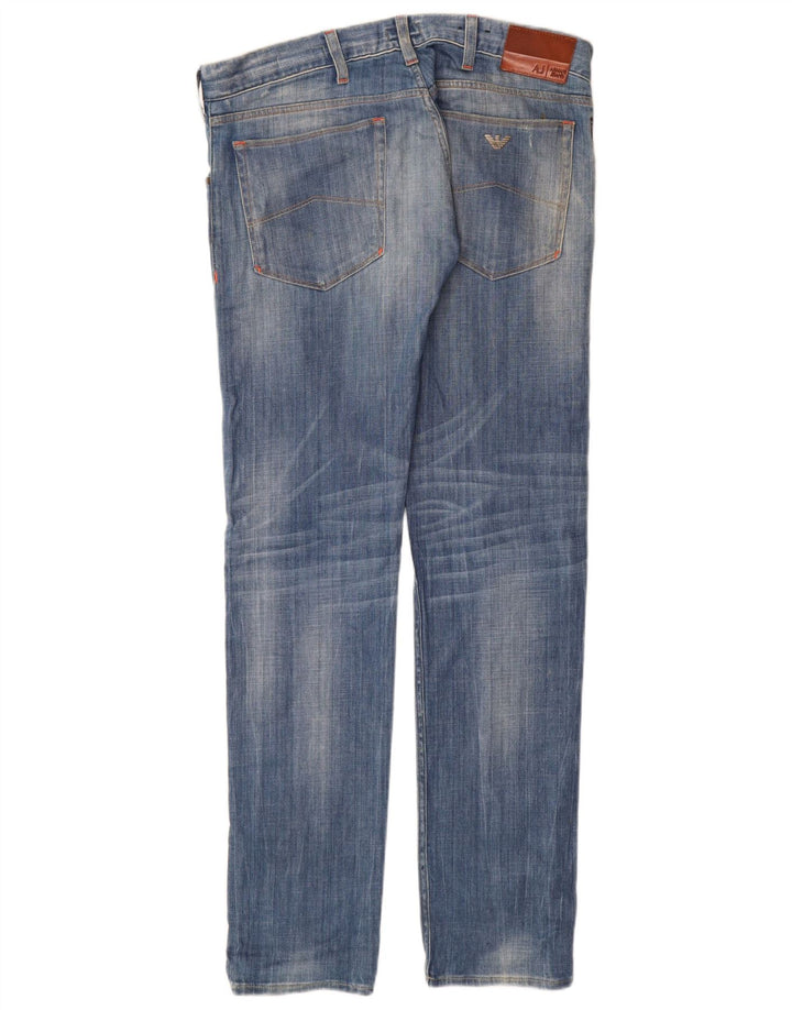 ARMANI Γυναικείο Slim Jeans W32 L34 Μπλε Βαμβακερό