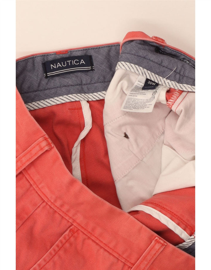 Ανδρικό σορτς Chino Nautica W30 Μεσαίο κόκκινο βαμβακερό