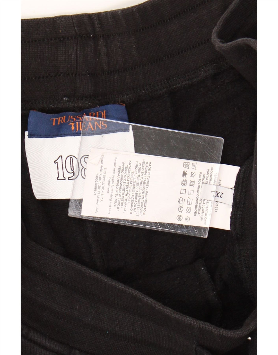 Trussardi Γυναικεία UK 20 2XL Μαύρο βαμβακερό