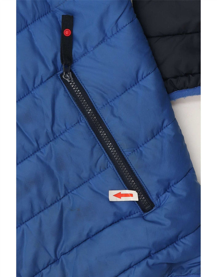 Jack Wolfskin Boys Hooded Jacket 13-14 Years Blue Polyester