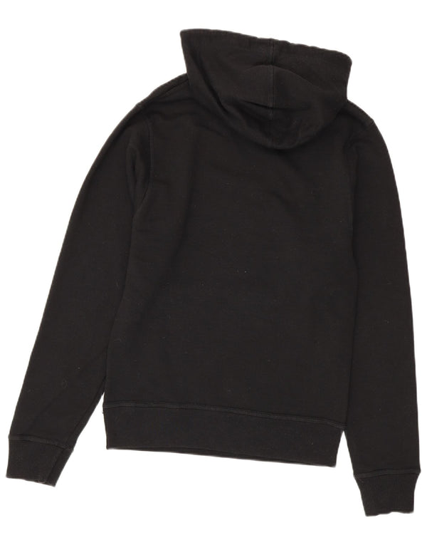 Champion Mens Graphic Hoodie Jumper XS Black Cotton