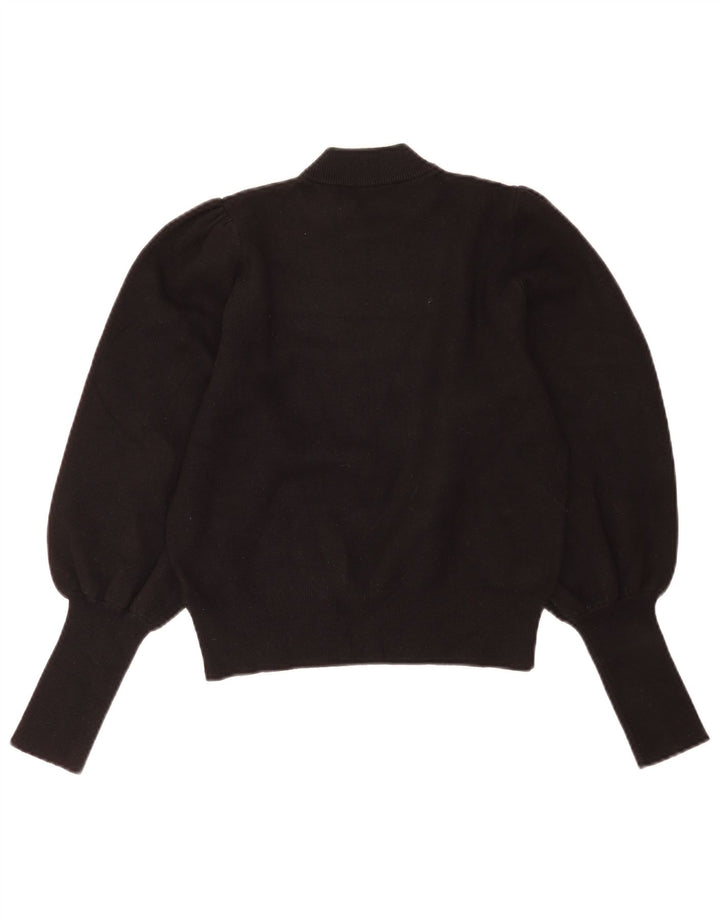 Zara Γυναικείο πουλόβερ με λαιμό χελώνα UK 12 Medium Black